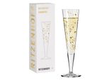 Ritzenhoff Champagnerglas Goldnacht Champagner 002, Sibylle Mayer, Kristallglas, 205 Ml, 1078202