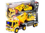 Malplay Veicolo Da Costruzione Auto Giocattolo 1:16 Escavatore Camion Trasportatore Giocattolo Per Bambini Con Suono E Luce Giocattolo Educativo Da 3 Anni Regalo Per I Bambini