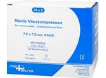 Compresse In Tessuto Non Tessuto Sterili 7,5X7,5 Cm 4 Pieghe 25X2 Pz
