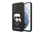 Karl Lagerfeld Klhcs22Mokpk S906 S22+Czarny/Nero Custodia Rigida Saffiano Ikonik Karl's Patch