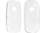 Caseroxx Cover Protettiva In Tpu Compatibile Con Nokia 3310 2G (2017), Custodia In Gomma Per Cellulare Bianco-Trasparente