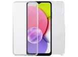 Per Samsung Galaxy A03Poliuretano/ Tpu Custodia Del Telefono Cellulare Custodia Trasparente A Doppia Faccia