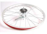 Ruota Posteriore 20 X 1,75 In Alluminio Con Mozzo Freno Preferito - Argento