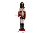 Schiaccianoci Statuetta In Legno Natale 30Cm Schiaccianoci Soldato 20359