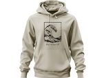 Onda Giapponese グレートウェーブ Vintage Ukiyoe Surfer Maritime Zen Retro Unisex Felpa Con Cappuccio, Natura, Xl