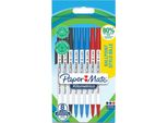 Paper:Mate 2187680 Paper:Mate Biros Kilometrico, Assortito, Confezione Blister Da 8 Pezzi