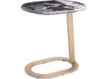 Tavolino Casa Padrino Nero/Ottone 49 X 34 X H. 50 Cm - Tavolino In Acciaio Inox Con Piano In Marmo - Mobili Per Il Soggiorno - Mobili - Arredi Per Il Soggiorno - Qualità Lusso