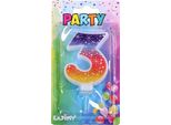 Candela Party Numero 3 Stelle