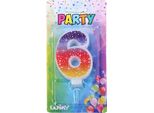 Candela Party Numero 6 Stelle
