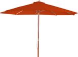 Ombrellone Florida, Ombrellone Da Giardino, Ø 3M Poliestere/Legno ~ Terracotta