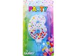 Candela Party Numero 6 Pois