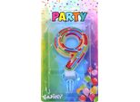 Candela Party Numero 9 Puntini