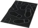 Tappetino In Gomma 40X60Cm Foot, Nero