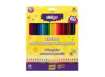 Strigo Matite Triangolari 24 Colori + Temperino