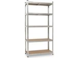 Kreator 875Kg Scaffale In Metallo Argento Argento Taglia Unica