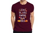 Maglietta Da Uomo Autunnale I Teach The Cutest Pumpkins In The Patch Regalo Per Insegnanti, Bordeaux, 3XL