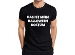 Questo è Il Mio Costume Di Halloween Divertente Detto Travestimento Spaventoso Maglietta Da Uomo, Nero, 3XL