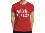 Maglietta Da Uomo Di Ricambio Per Il Costume Da Strega, Rosso, Xl