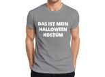 Questo è Il Mio Costume Di Halloween Divertente Detto Travestimento Spaventoso Maglietta Da Uomo, Grigio, 3XL