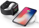 Caricabatterie Wireless 2In1, Per Telefono E Apple Watch, Bianco, 5V, 10W, Qi