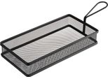 Aps 40629 Aps Servier-Frittierkorb Snackholder, 260 X 130 Mm, Schwarz