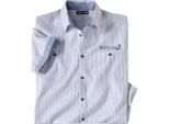 Atlas For Men - Camicia "West Island"" Da Uomo AF1668 (3XL) (Blu/Bianco)"
