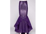 Gonna Sirena Donna Coda Taglia L Costume Coda Sirena Paillettes Gonna Maxi Gonna Festosa Pavimento-Lunghezza Per Carnevale Festa Di Halloween