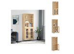 Vidaxl Credenza Sonoma-Quercia 69,5X34X180 Cm In Legno - Credenze