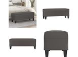 Vidaxl Panca Grigia 100X35X41 Cm In Similcuoio - Panca - Panche - Panche - Panche