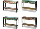 Vidaxl Credenza 3 Cassetti In Legno Vecchio - Tavolino - Tavolini - Tavolino - Tavoli Da Caffè