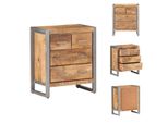 Vidaxl Credenza 60X35X70 Cm Legno Di Mango Grezzo - Credenze