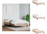 Vidaxl Struttura Letto Con Testiera Cappuccino-Marrone 80X200 Cm In Pelle Finta - Letti E Strutture Letto