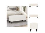Vidaxl Panchina Beige 100X35X41 Cm In Tessuto Microfibra - Panchine