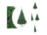 Vidaxl Mezzo Albero Di Natale Artificiale Con Supporto Verde 180 Cm In Pvc - Alberi Di Natale