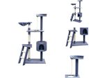 Vidaxl Tiragraffi Per Gatti In Sisal 150 Cm, Blu Scuro - Tiragraffi