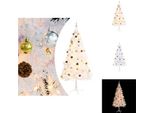 Vidaxl Albero Di Natale Artificiale Con Luci E Decorazioni Bianco 180 Cm - Alberi Di Natale