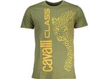 Maglietta Cavalli Class Verde Leopard Design : Taglia - 2XL Taglia: 2XL