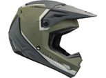 Fly Racing Kinetic Vision Casco Da Motocross, Grigio/GrüN, Xl (62)