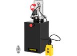 Vevor Pompa Idraulica A Semplice Effetto Da 15 L Rimorchio Ribaltabile, Pompa Idraulica Centralina Idraulica Centralina A Semplice Effetto 12 V 3200 Psi Pressione Max. Pressione 1,6-3 Kw