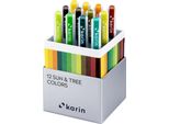 Karin Realbrush Pro Set Di Colori Per Alberi E Sole 12 Spillette Exklusives Etui