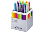 Karin Realbrush Pro Colori Neon Set 12 Spilli Exklusivi Etui