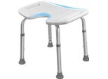 Sessamen-Lp Sgabello Da Bagno In Alluminio Regolabile In Altezza Sedia Da Doccia Ausilio Per Doccia Sedile Da Bagno Sgabello Da Doccia Per Assistenza Professionale (Modello B)