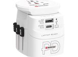 Skross Pro Light Usb AC45PD World Incl. USB-C Cable White (1.302474)