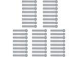 40Pcs Legature Ortodontiche Legature Elastiche Dentali Di Plastica Di Colore Argento Per Ortodonzia Dentale