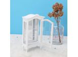 Mini Gabinetto Della Casa Delle Bambole, Gabinetto Di Esposizione Della Casa Delle Bambole, Gabinetto Di Legno Della Casa Delle Bambole, Gabinetto Di Legno Della Casa Delle Bambole, Mini Gabinetto Per Le Bambole