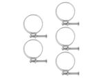 Morsetto Per Tubo A Doppio Filo, Clip Per Tubo A Filo Regolabile, Clip Per Tubo A Filo In Acciaio Inossidabile, Clip A Doppio Filo, Clip Per Tubo A Filo, Clip Per Tubo A Filo