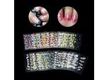 3D Nail Art Stickers, 3D Mixed Design Nail Art Stickers, 3D Mixed Manicure Decals