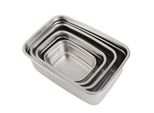 Contenitori Per Alimenti In Acciaio Inox, Contenitori Per Alimenti Con Coperchio A Prova Di Perdite, Contenitori Per Alimenti Rettangolari, Contenitori Per Alimenti Freschi, Scatola Di Conservazione Per Alimenti