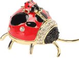Coccinella Portagioie, Scatola Portagioie, Anello Portagioie, Scatola Portagioie Animale, Scatola Portagioie Vintage, Scatola Portagioie Coccinella