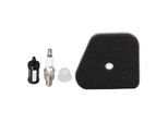 Kit Di Riparazione Del Filtro Dell'aria, Kit Di Riparazione Del Filtro Dell'aria In Ceramica, Kit Di Riparazione Del Filtro Dell'aria Della Candela, Kit Del Filtro Dell'aria Del Carburante, Riparazione Del Filtro Dell'aria In Cotone Per Tosaerba, Kit Del Cappuccio Del Filtro Della Candela Per Stihl KM130R